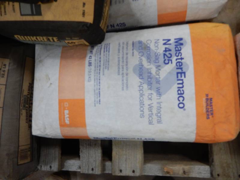 lot 135 image: pallet of misc. types of Concrete