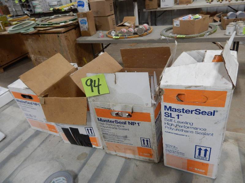 lot 94 image: 4 Cases of Master Seal NP1 Sealant (not sure of exact count)
