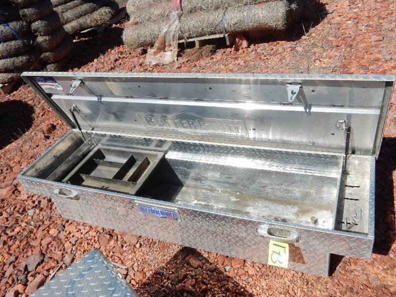 lot 173 image: Better Built Galanized Tool Box.   No keys