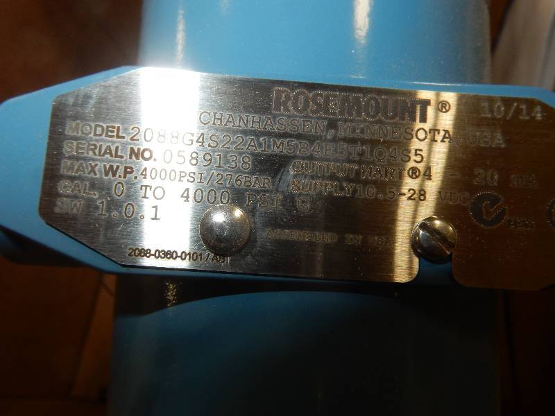 lot 248 image: Rosemount Processing Transmitter