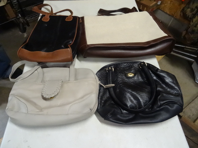 lot 103 image: 4 womens purses...