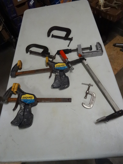 lot 122 image: Box of misc clamps...