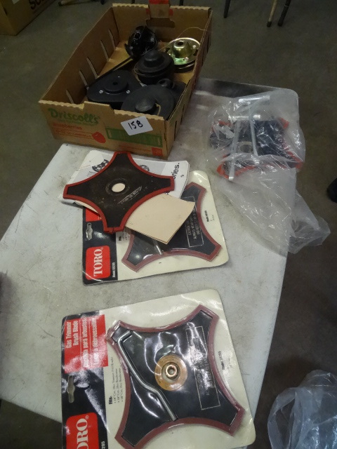 lot 158 image: Misc weed trimmer heads...