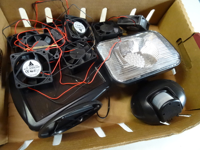 lot 162 image: 12 volt cooling fans. Solar motion ...