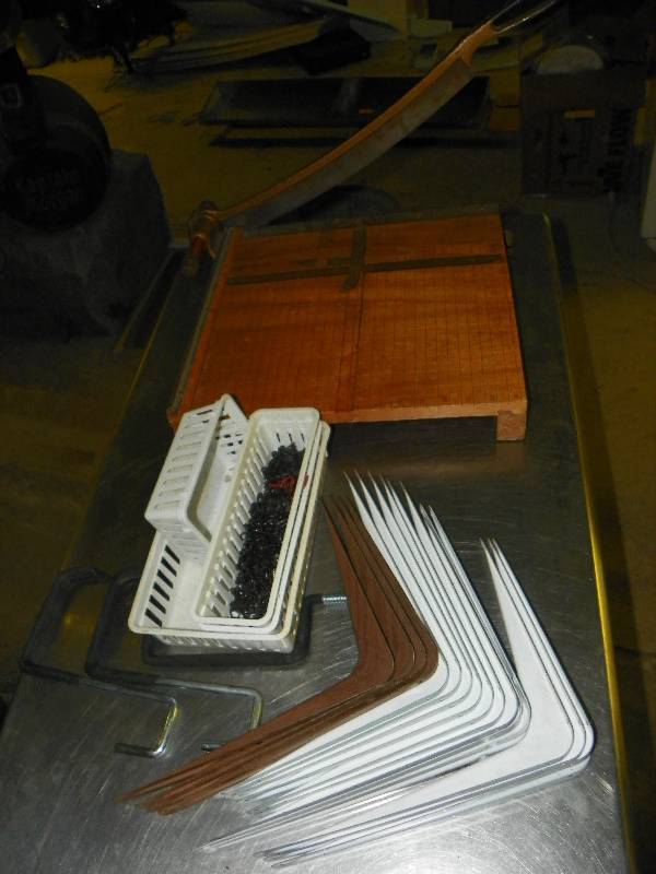 lot 52 image: Shelf Brackets and paper cutter