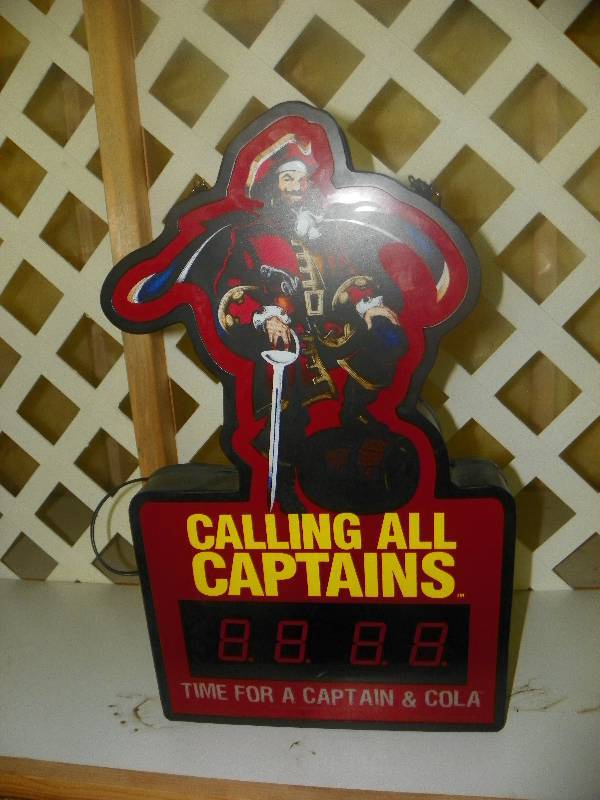 lot 110 image: Captain Morgan bar sign
