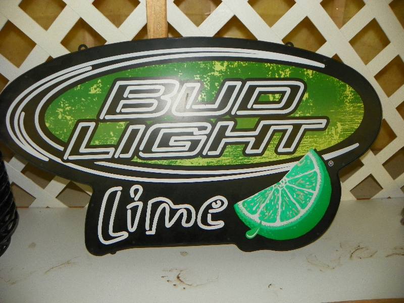 lot 111 image: Bud Light Lime Bar Sign