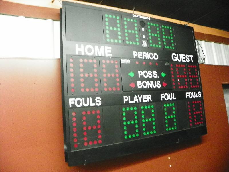 lot 143 image: Daktronics Electronic Score board system