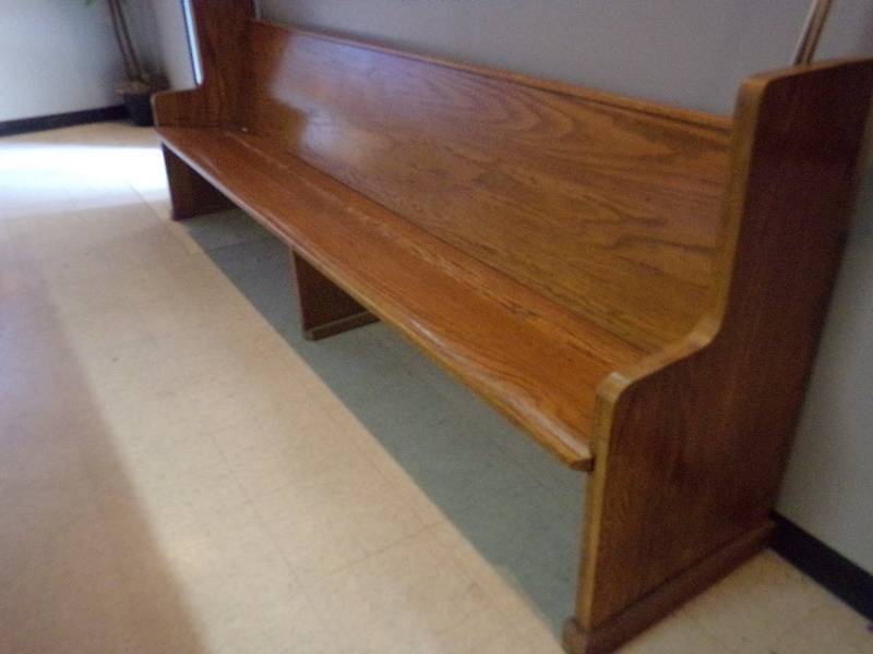 lot 188 image: Church Pew bench