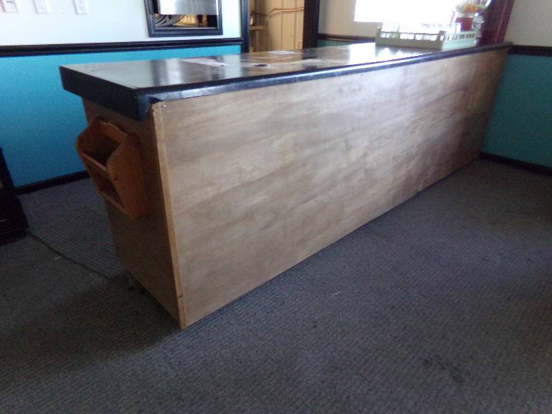 lot 221 image: Bar  counter 121 long x 38 tall x 24 deep