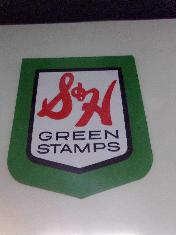 lot 222 image: S & H Green Stamps sign