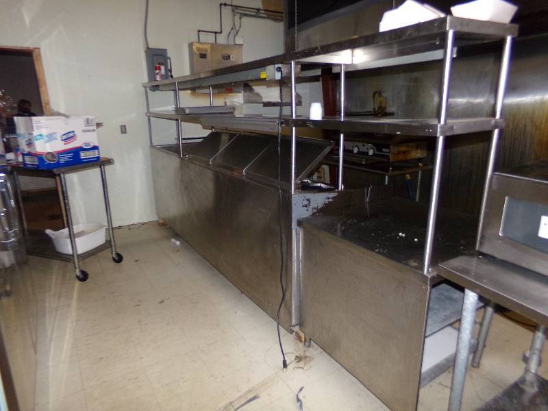 lot 241 image: Kitchen prep area cold side, 12 7 long, 67 tall x 32 deep