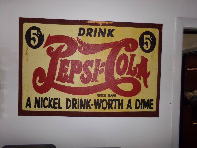 lot 254 image: Pepsi Cola Sign