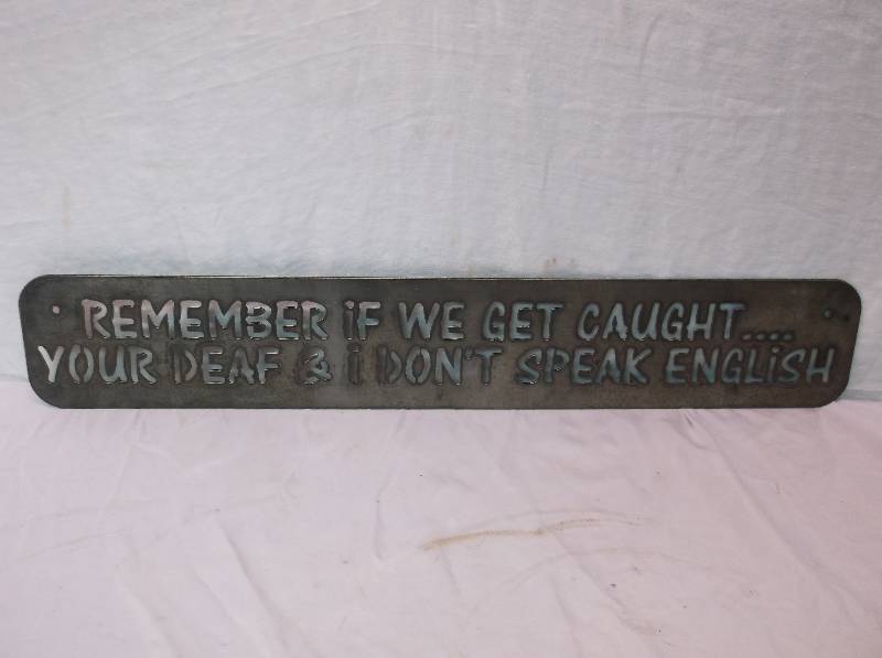 Metal Sign