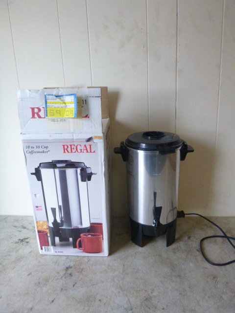 lot 35 image: Regal 10 - 30 Cup Coffeemaker