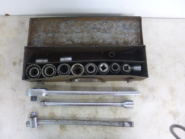 lot 136 image: Craftsman 1 Ratchet with Sockets