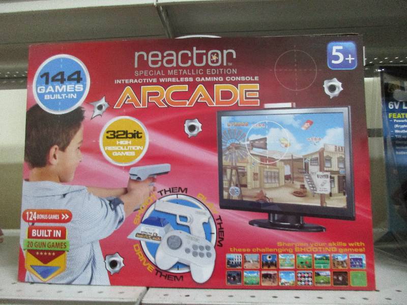 reactor wireless arcade game 144 games