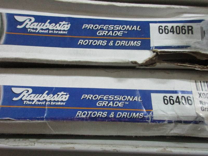 3 rotors and 1 roll of emery cloth