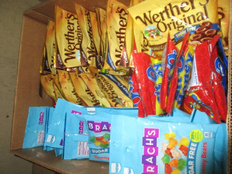 candy lot - worthers caramel candy - gummy bears - bit o honey