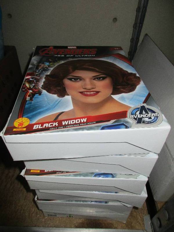 6 marvel avengers wigs - black widow