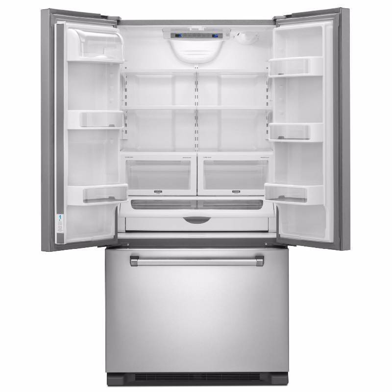 lot 1 image: Brand New- KitchenAid Model (KFCP22EXMP) 21.9 Cu. Ft. Counter-Depth Bottom-Freezer Refrigerator Stainless
