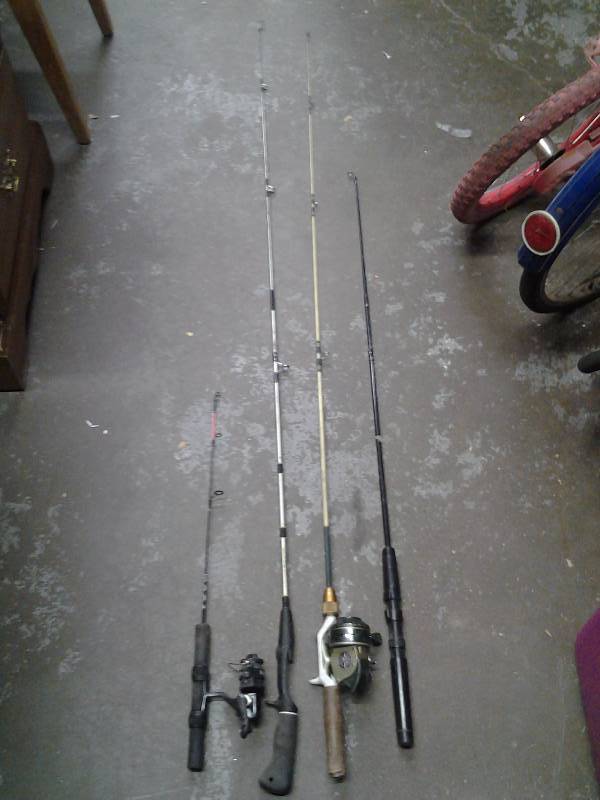lot 22 image: Abu-Rod, Pfueger Rod With Shakespeare Reel, Southbend Ice Rod