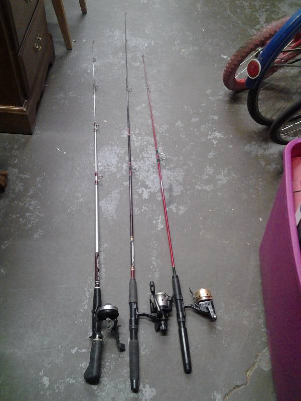 lot 23 image: Shakespeare Rod With Daiwa Reel, Sport Fisher Rod, Daiwa Rod With Shimano Reel