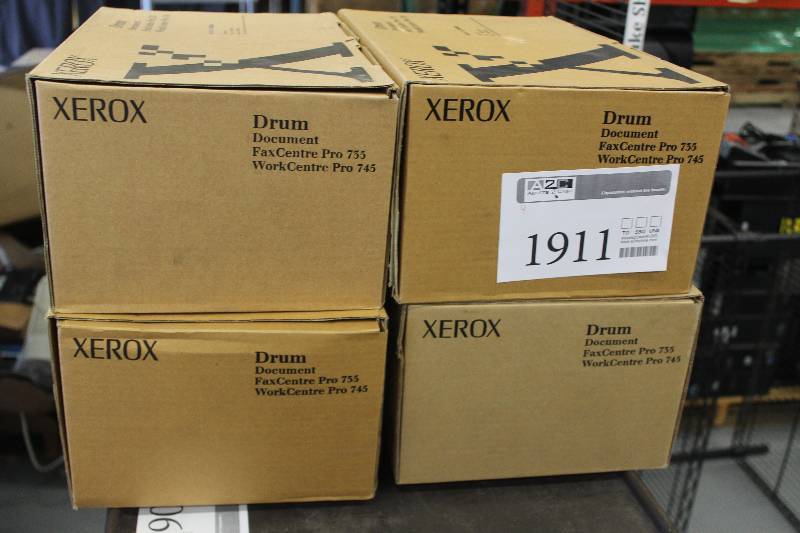 lot 1911 image: Lot of (4) Xerox Drum Kits