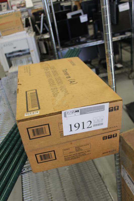 lot 1912 image: Lot of (2) Kyocera Toner
