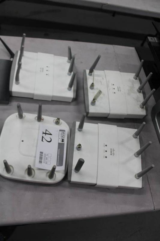 lot 42 image: Lot of (4) Cisco Aironet IOS Access Point