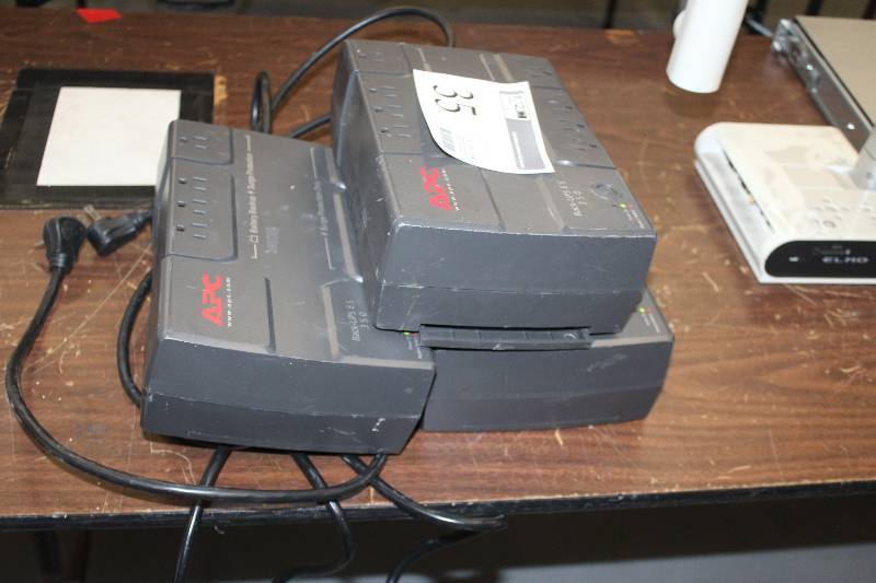 lot 35 image: Lot of (3) APC Back-UPS ES 350 Battery Backup