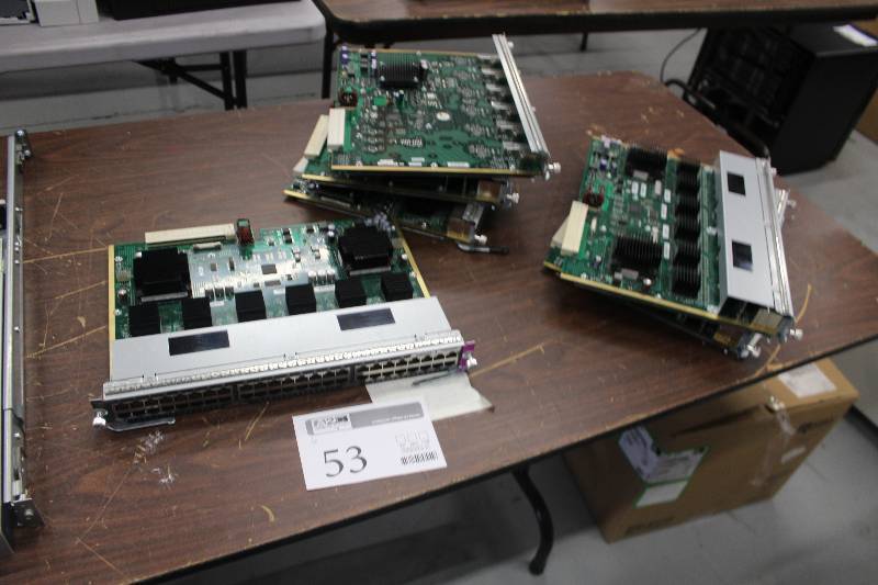 lot 53 image: Lot of (6) Ethernet Port Chassis