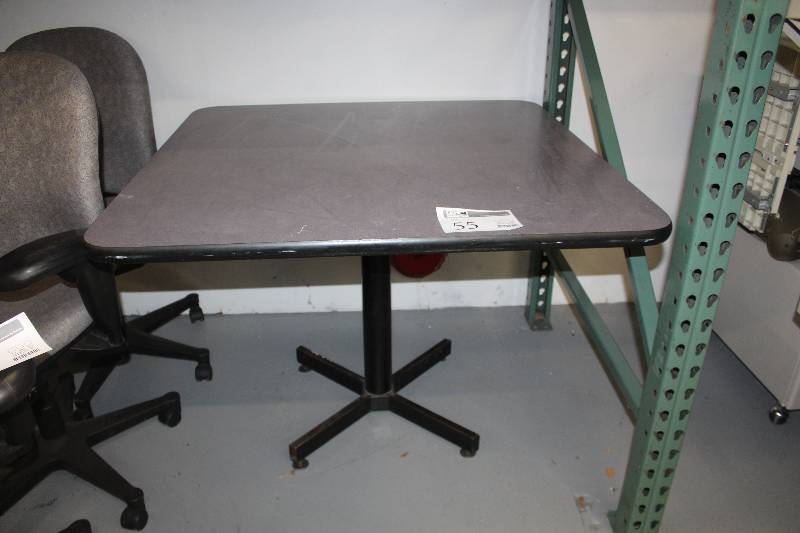 lot 55 image: Lot of (2) Square Tables