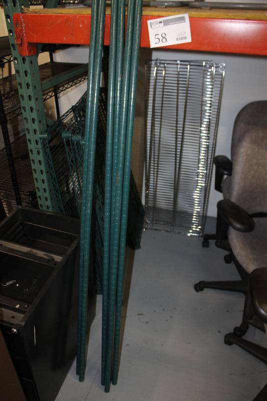 lot 58 image: Unassembled Adjustable-Shelf Shelving Unit