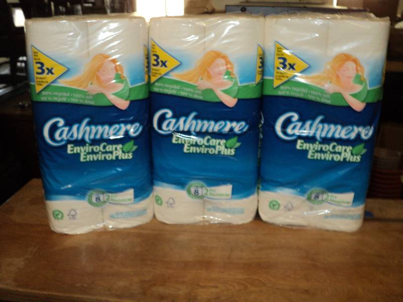lot 28 image: cashmere toilet paper, 2 ply, eviro...