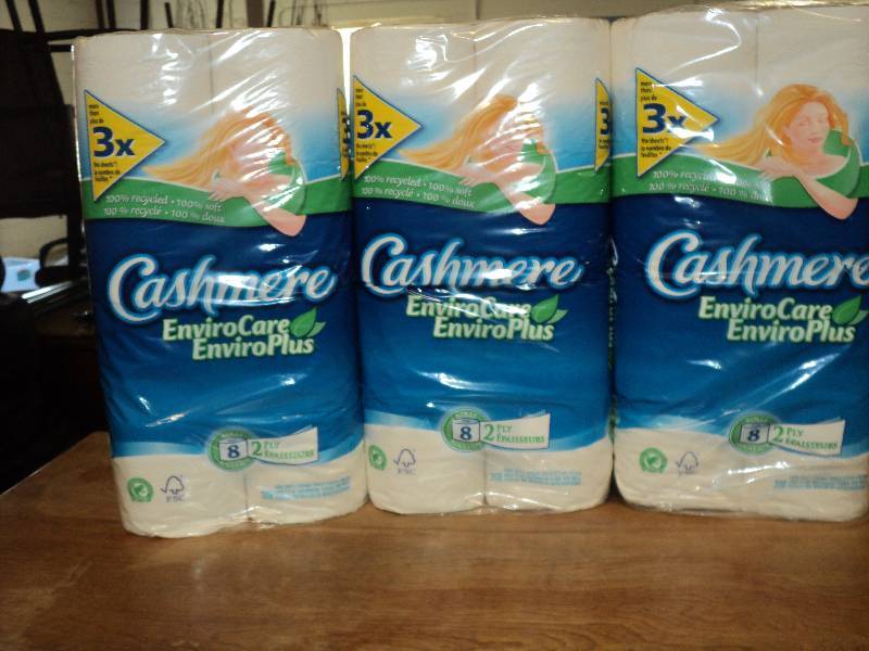 lot 29 image: cashmere toilet paper, 2 ply, eviro...