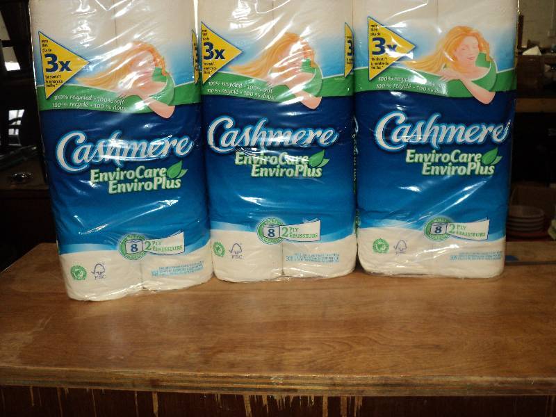 lot 30 image: cashmere toilet paper, 2 ply, eviro...