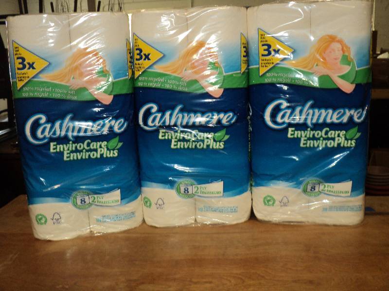 lot 31 image: cashmere toilet paper, 2 ply, eviro...