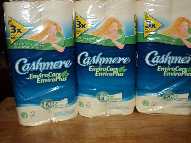 lot 32 image: cashmere toilet paper, 2 ply, eviro...