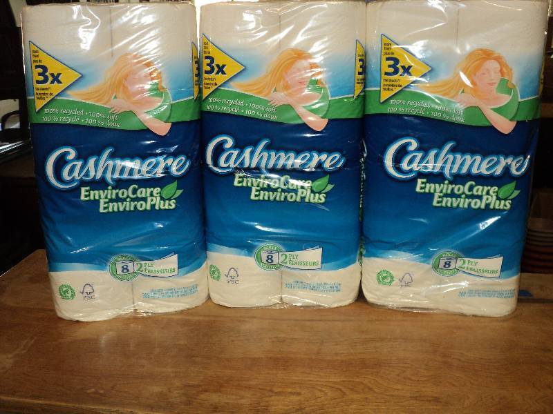 lot 36 image: cashmere toilet paper, 2 ply, eviro...