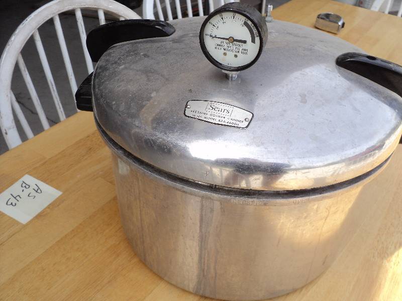 lot 50 image: sears pressure cooker...