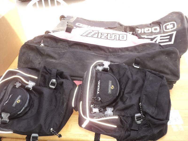 lot 54 image: baseballsoftballtreck bags...