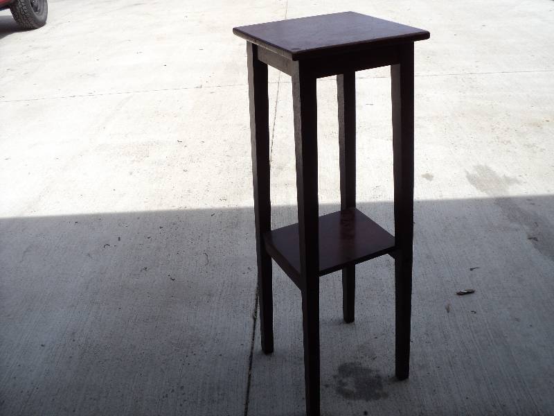 lot 56 image: plant stand, 3ft tall, 12in wide...