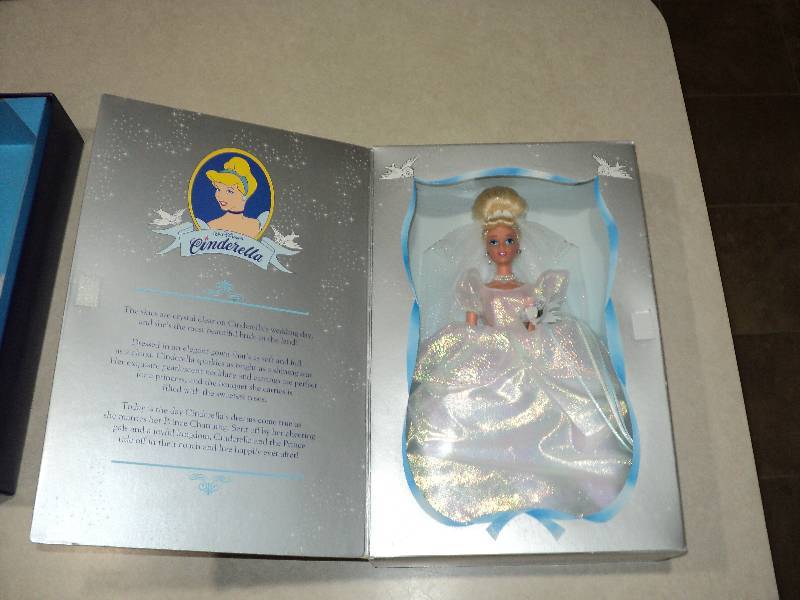 lot 90 image: wedding cinderella barbie doll...