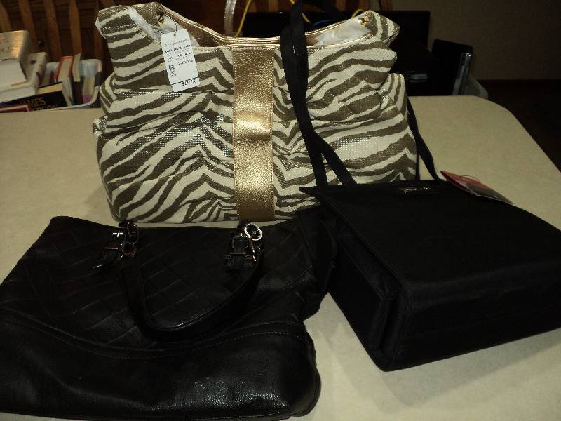 lot 97 image: 3 purses, 2 new...
