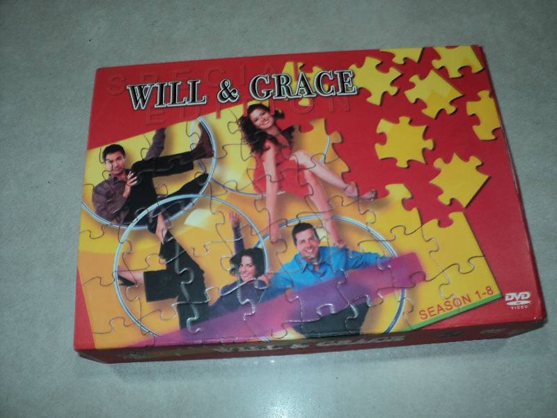lot 111 image: will and grace, seasons 1-8 DVD col...