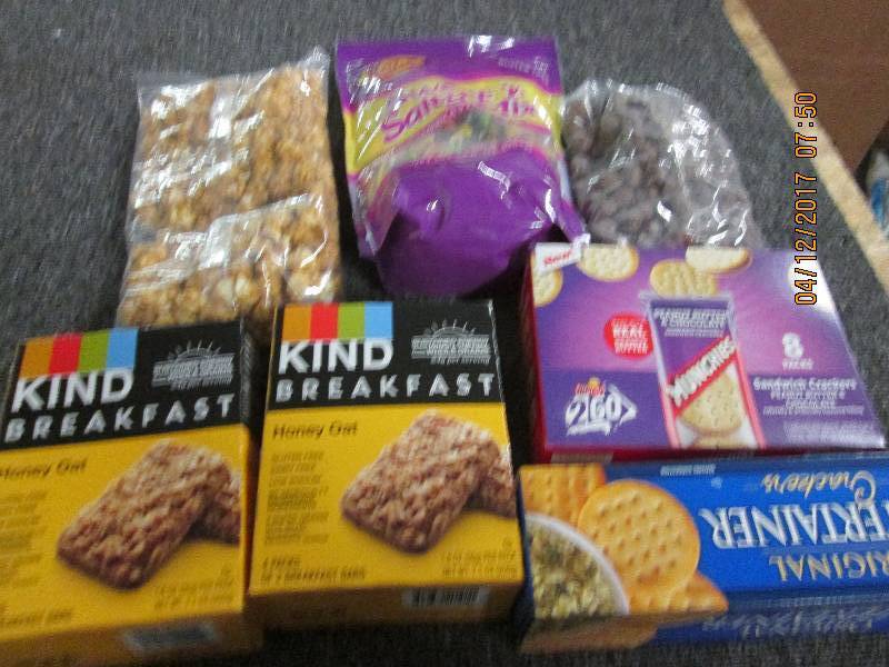 lot 206 image: crackers, and snack items crackers ...