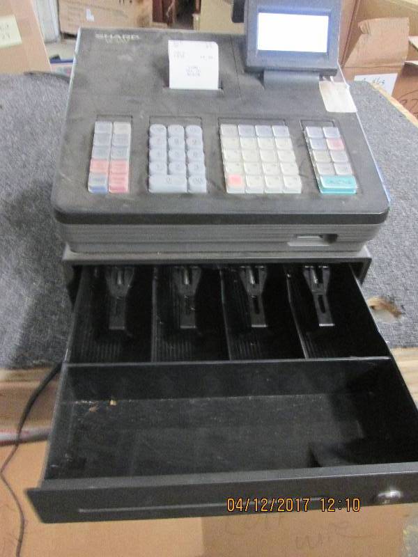 lot 221 image: sharp xe-a207 cash register tested ...