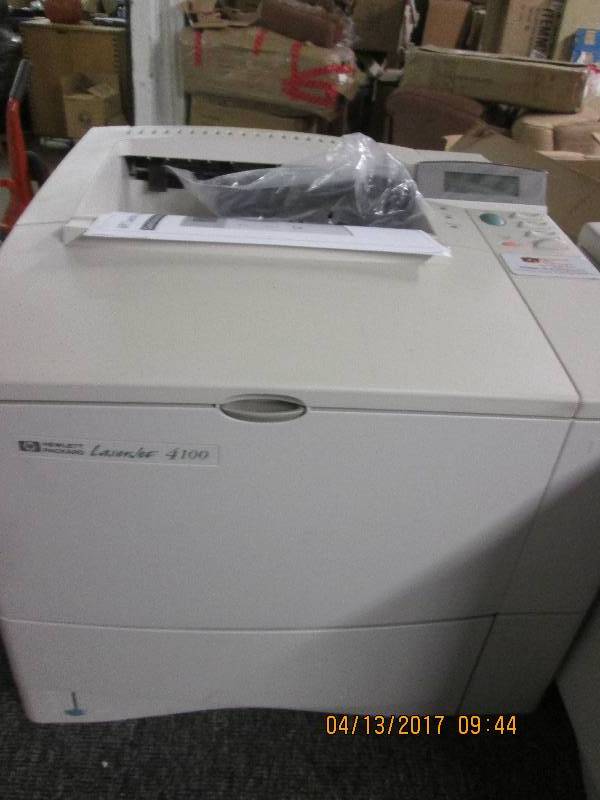 lot 225 image: hewlett packard laserjet 4100 print...