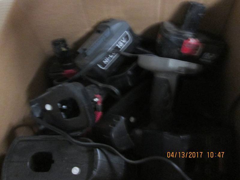 lot 230 image: lot of craftsman battery operated d...